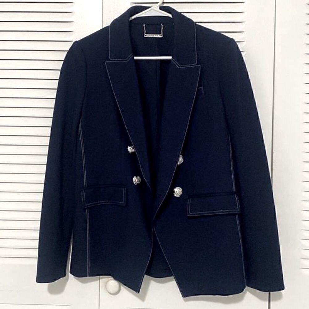 Sharp Navy Tahari Blazer